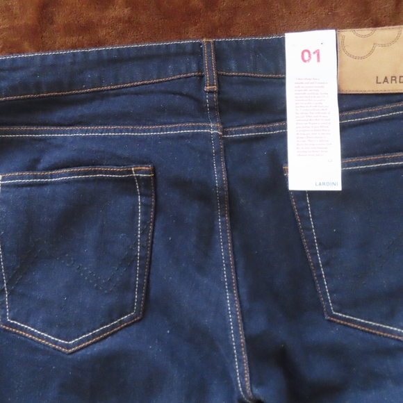 LARDINI Denim Pants santo Indigo(Denim) 34 $568 Euro NWT  (37x30.5) - Picture 5 of 11